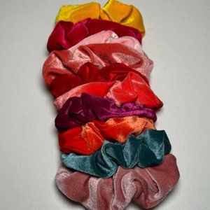 10 Pieces of Hair Scrunchies Velvet Scrunchy Gift